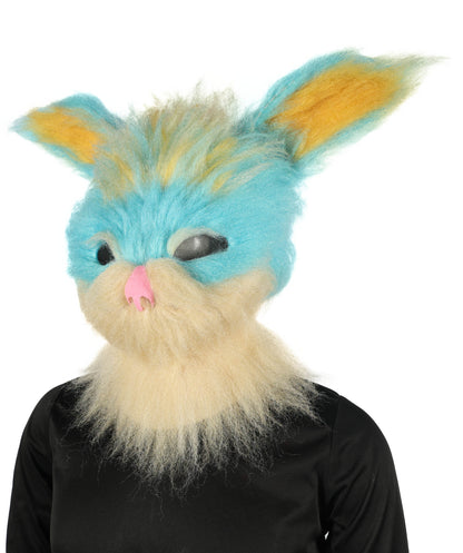 HPO Adult Unisex Carrot Guardian  Multicolor Dragon Bunny Costume & Bundel Set with Head Mask | Perfect for Halloween| Flame-retardant Synthetic Fabric