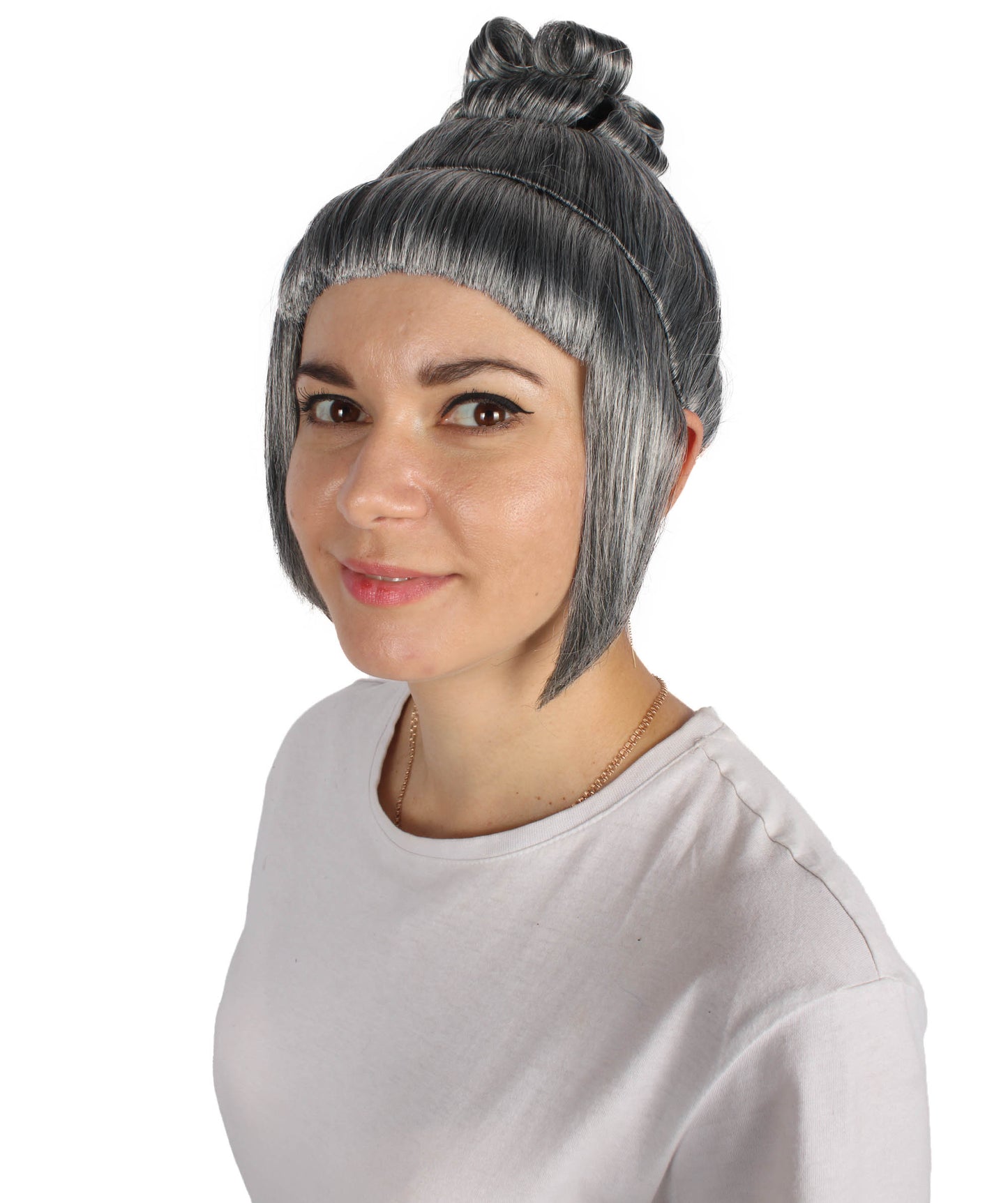 HPO  Women's Halloween Animated Lucy Updo Wig | Multiple Color Options