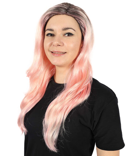 HPO  Women's Classic 90's Popstar Multiple Wig – Layered, Flirty Hairpiece with Pigtails, Perfect for Channeling a Retro Pop Icon Look, Premium Breathable Capless Cap