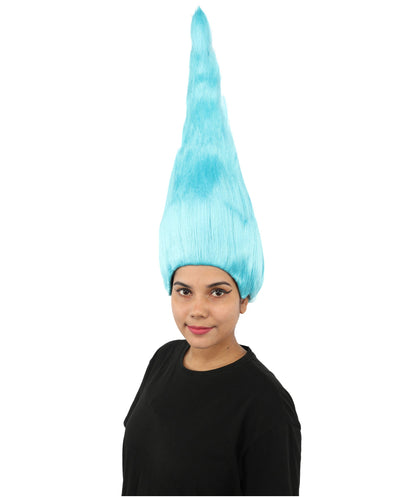 HPO Adult & Teen Women's Tall Cone Wig | Multicolor Options, create of synthetic fiber, extremely tall smooth pointed texture, breathable base | Party, Halloween, theater, drag, performance, costume events