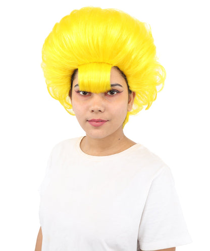 Women's Voluminous Retro Wig | Multiple Color Options, create of synthetic fiber, teased curly volume, breathable capless cap | Party, Halloween, theater, drag, performance, costume events