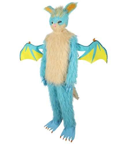 HPO Adult Unisex Carrot Guardian  Multicolor Dragon Bunny Costume & Bundel Set with Head Mask | Perfect for Halloween| Flame-retardant Synthetic Fabric