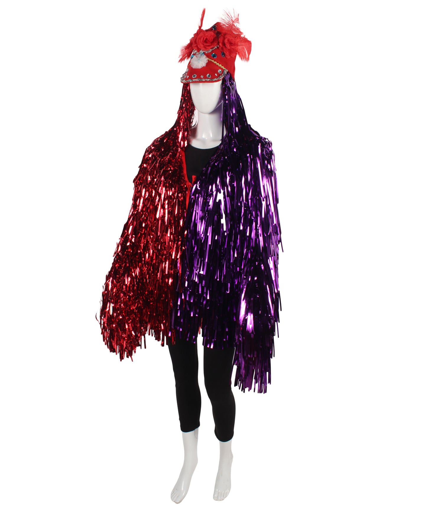 Red/Purple Tinsel Costume