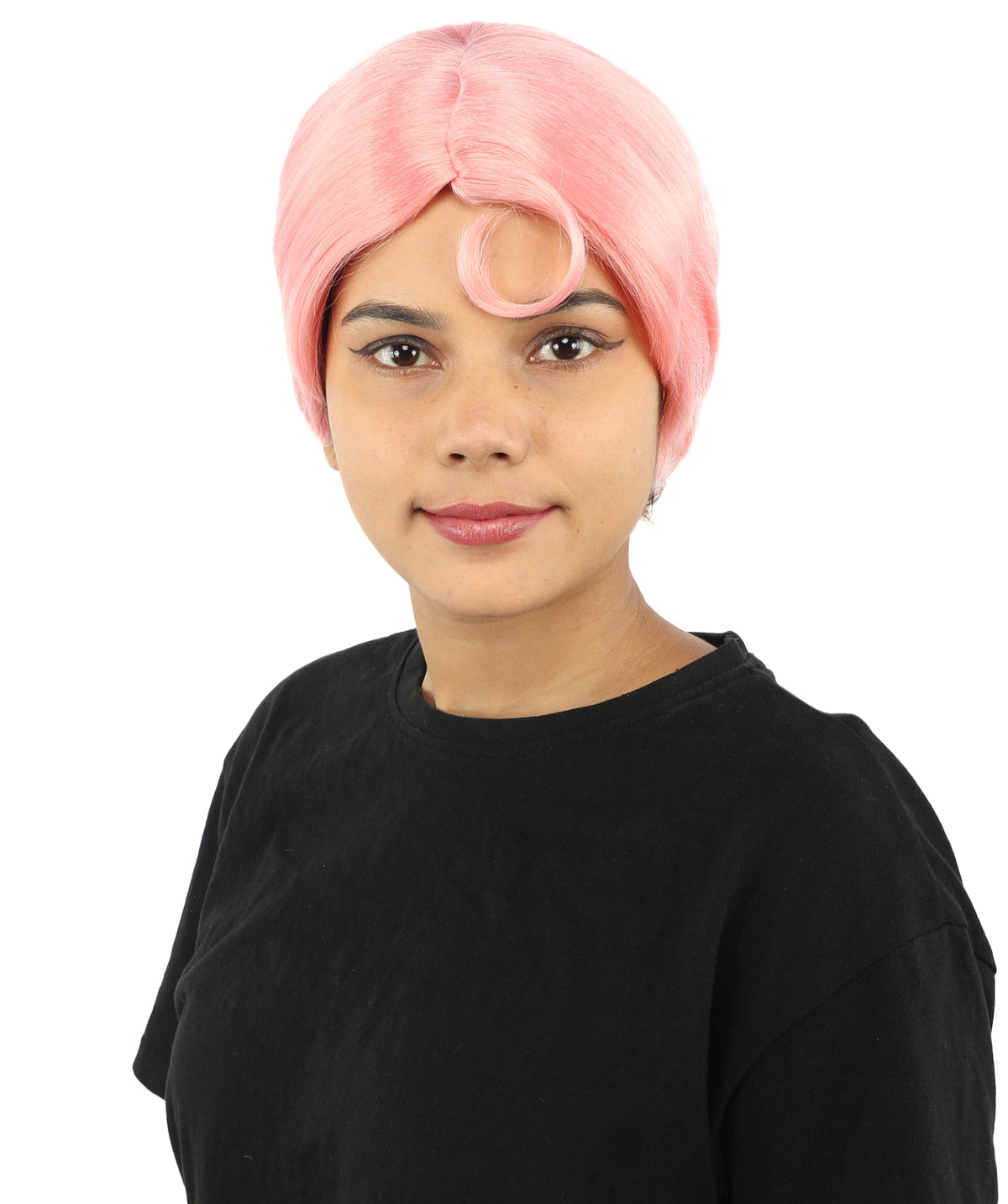 HPO Adult Women’s 10-Inch Short Wig | Multiple Color Options | Celebrity Hairpiece for Costume, Cosplay, and Themed Parties | Sleek and Modern Hairpiece for Versatile Looks