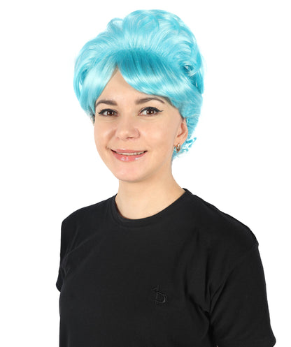 HPO Women's Bun Style 50s Housewife Multiple Wig | Halloween and Cosplay Wig | Flame-retardant Synthetic Fiber