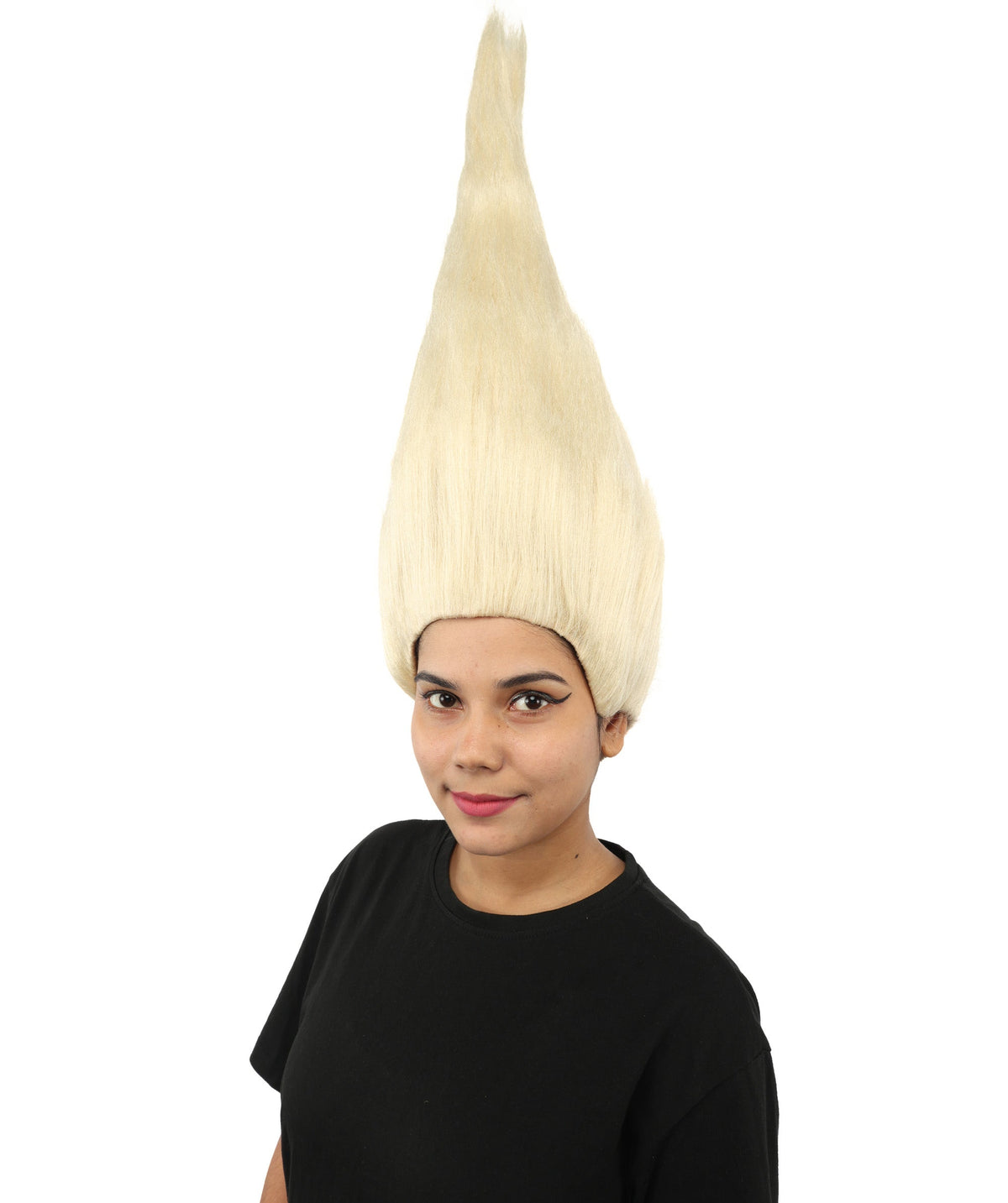 HPO Adult & Teen Women's Tall Cone Wig | Multicolor Options, create of synthetic fiber, extremely tall smooth pointed texture, breathable base | Party, Halloween, theater, drag, performance, costume events