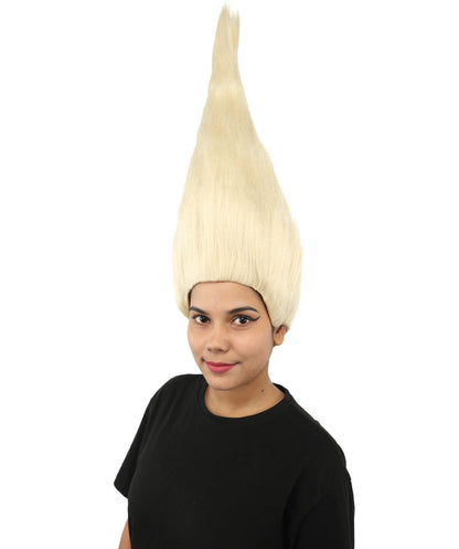 HPO Adult & Teen Women's Tall Cone Wig | Multicolor Options, create of synthetic fiber, extremely tall smooth pointed texture, breathable base | Party, Halloween, theater, drag, performance, costume events