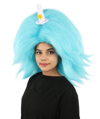 HPO Adult Women's Long Red Bob Wig | Straight Shoulder-Length Black Hair with Blunt Bangs, Included Accessory Set & Breathable Cap | Halloween, Anime Roleplay, Costume Party & Daily Wear