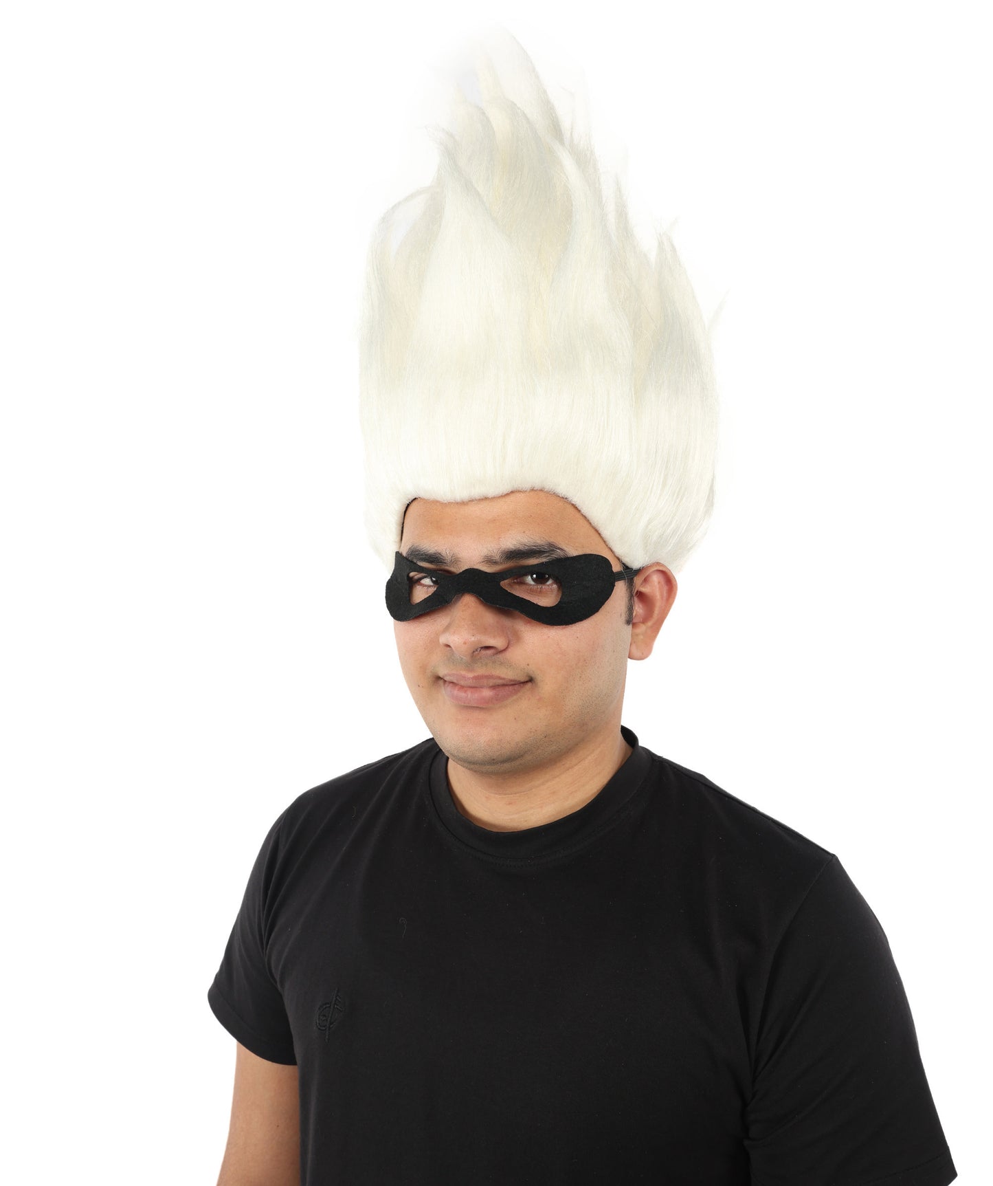 HPO Animated Movie Supervillain Wig , Troll Wig , Premium Breathable Capless Cap