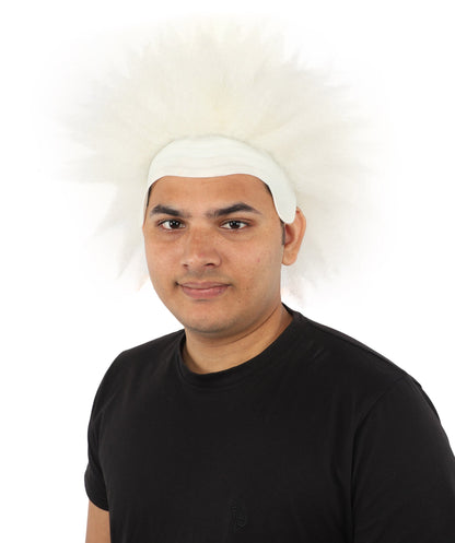 Men's Spiky Clown Theatrical Wig | Multicolor Options | Create of synthetic fiber, massive spiky volume, integrated forehead piece | Party, Halloween, theater, drag, performance, costume events