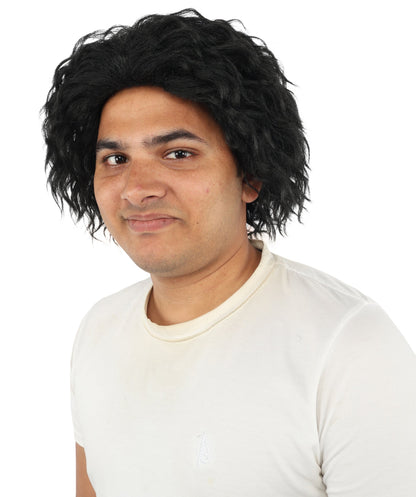HPO Adult Men's Messy Wavy Shag Wig | Multiple Color Options | Create of synthetic fiber, relaxed tousled volume, breathable base | Party, Halloween, theater, drag, performance, costume events