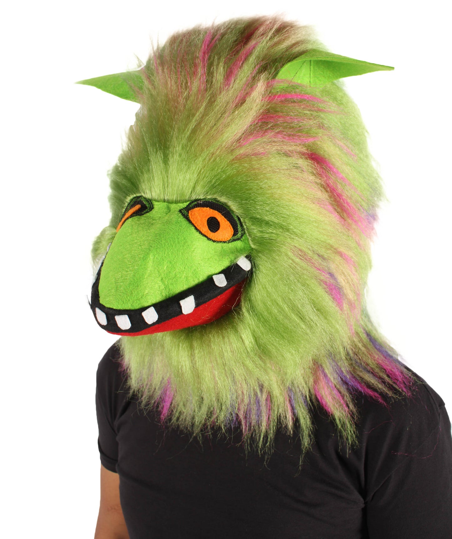  Unisex Vibrant Colored Evil Furry Monster Mask