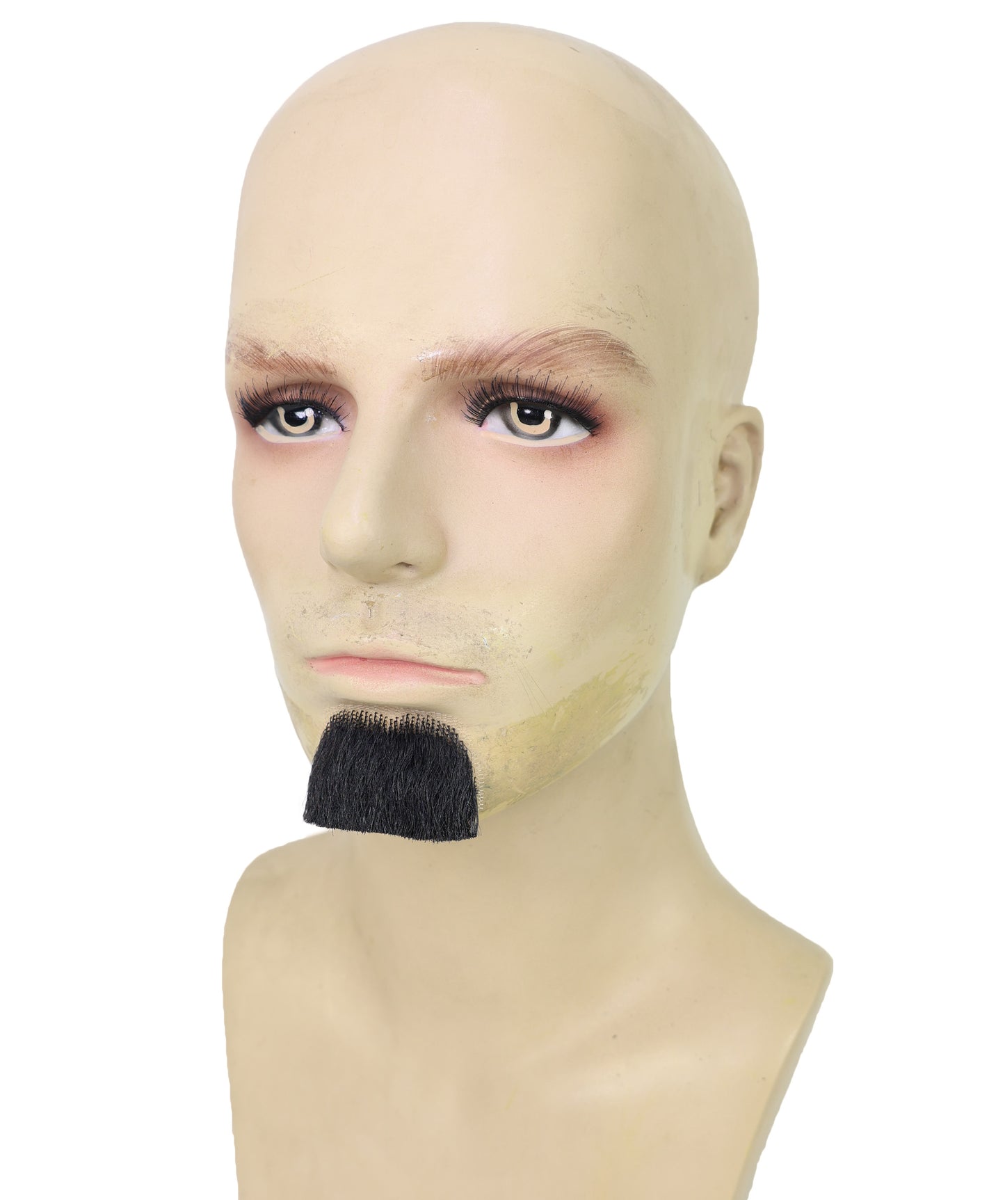 HPO Adult Men CHAPLIN Tash – Black Chaplin Mustache for Fun, Self-Adhesive Lightweight Synthetic Fiber Reusable