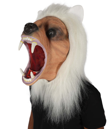 HPO Unisex Fur Animal Multiple Costume, Mask and Bundle – Complete Animal Fur Costume Set for Halloween or Themed Parties – Includes Detailed Fur Animal Outfit and Accessories–Comfortable