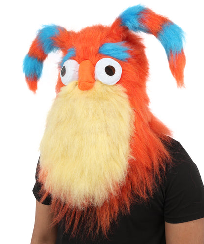 HPO Monster Bundle Costume & Mask Set – 74 Inch Full Body Fur Suit with Head Mask | Ideal for Cosplay & Halloween