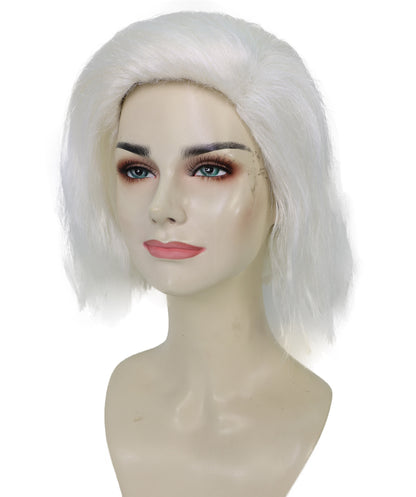 Adult Women's 10" Inch Short Length Halloween Cosplay Ombre Pop Star Fireworks Costume Wig, Synthetic Soft Fiber Hair | Multicolor Options | HPO
