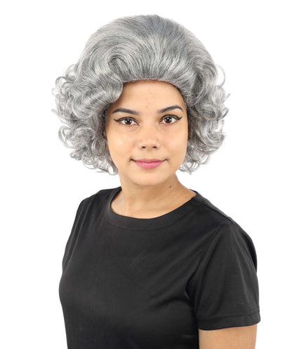 HPO Adult Women's Dame Edna Everage Wigs | Multiple Color Options | Drag Queen-Inspired Colorful Synthetic Hair for Parties, Stage Events | Breathable Capless Design
