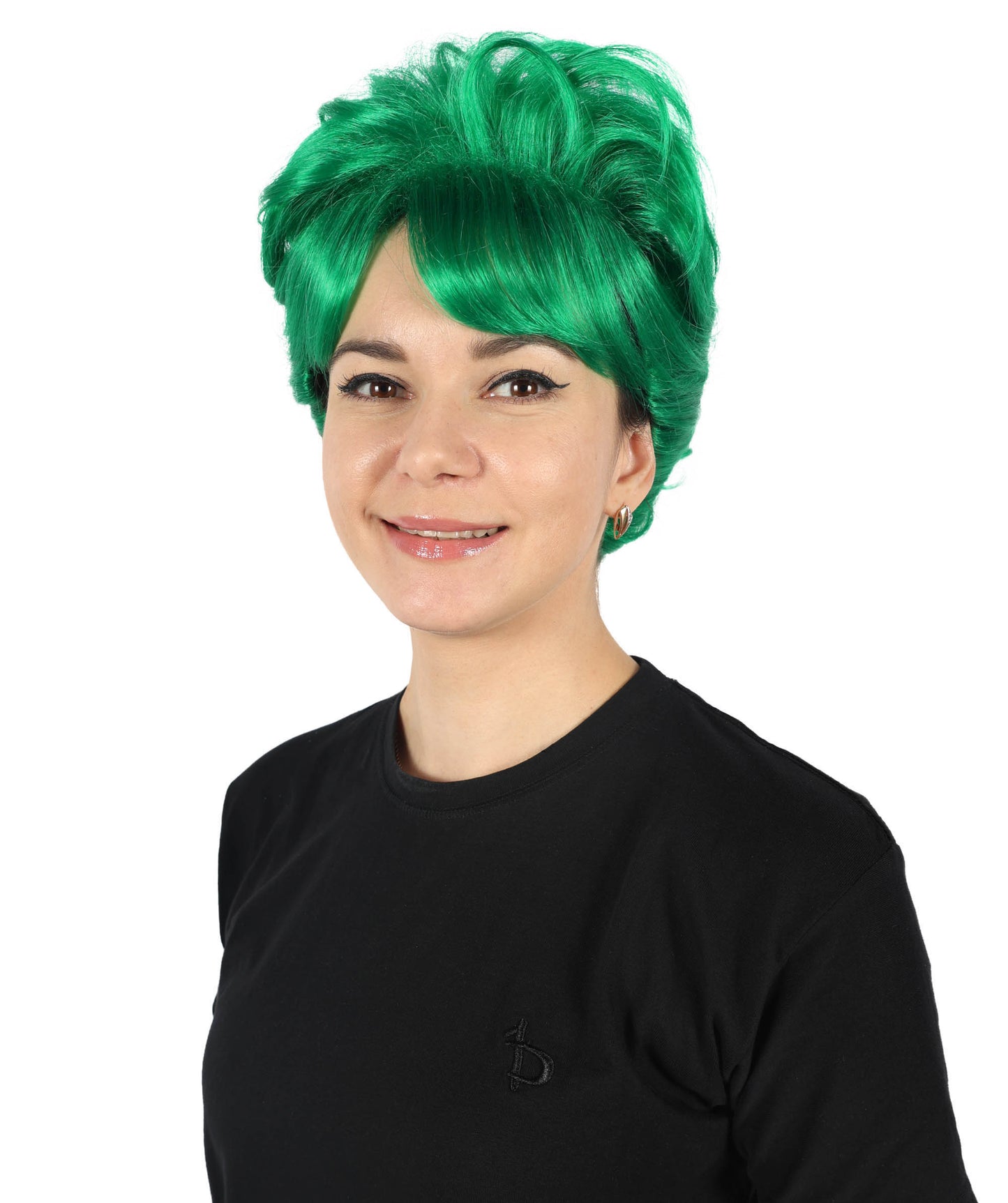 HPO Women's Bun Style 50s Housewife Multiple Wig | Halloween and Cosplay Wig | Flame-retardant Synthetic Fiber