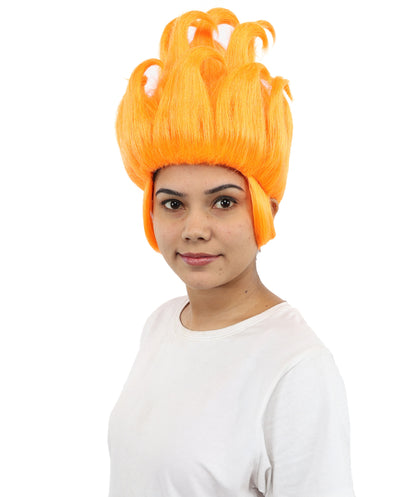 HPO Multiple color Sea Witch Wig – Curly Tentacle-Inspired Fancy Dress Wig for Women – Ocean Sorceress Cosplay Hair