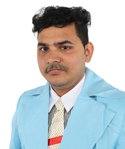 Men's Human Hair Moustache | Facial Hair Multiple Colours Option | HPO
