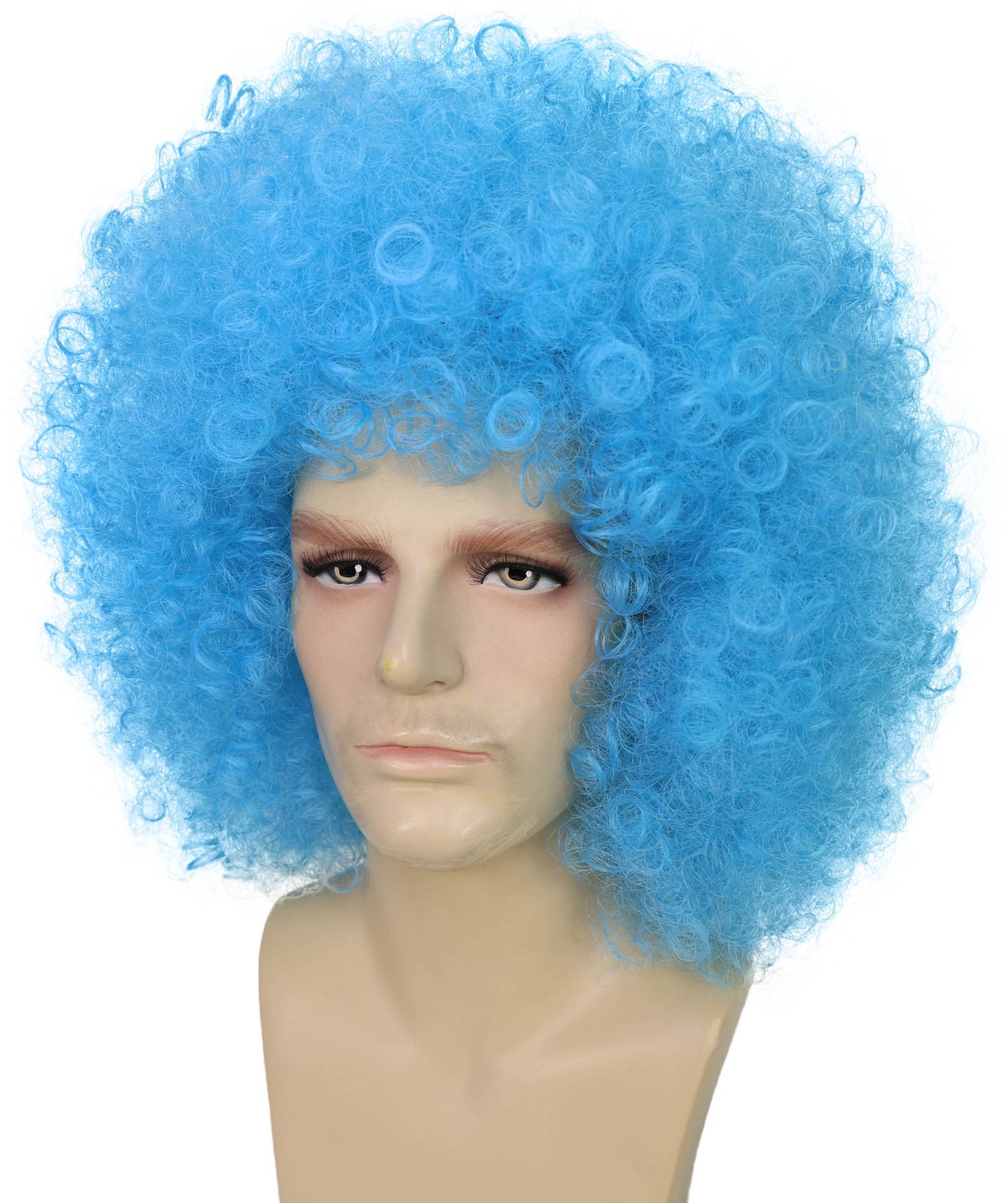 Men’s Big Curly Afro Wig | Bold Hair for Halloween, Themed Parties | Multiple Color Options