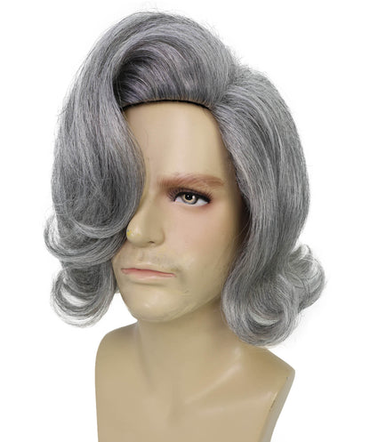 HPO Men's Comedy Movie Character Layered Textured Hair Wig I Flame-retardant Synthetic Fiber
