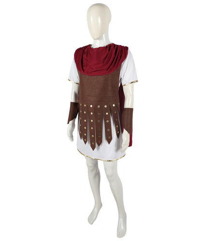 HPO Men's Roman Gladiator Viking Multiple Costume | Suitable for Halloween | Synthetic Fabric