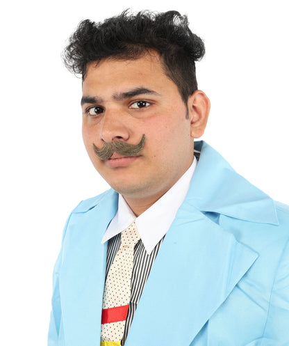 Men's Small Imperial Synthetic Hair Mustache | Multiple Color Options | HPO