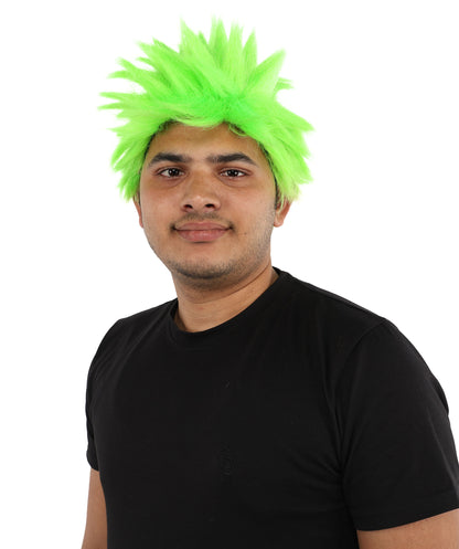 HPO Adult Men's Japanese Superhero Manga Spiky Wig |  Multi Color Options