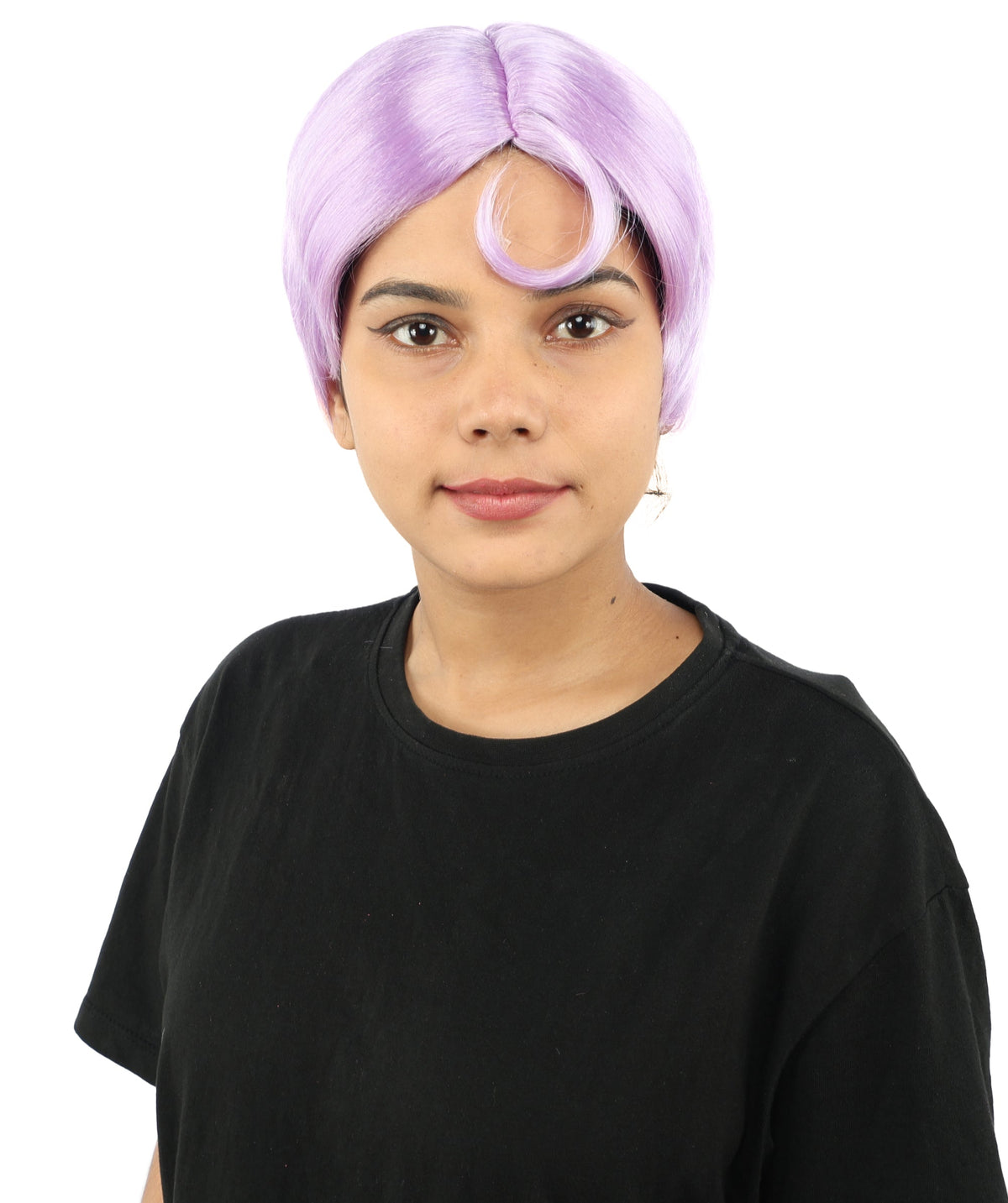 HPO Adult Women’s 10-Inch Short Wig | Multiple Color Options | Celebrity Hairpiece for Costume, Cosplay, and Themed Parties | Sleek and Modern Hairpiece for Versatile Looks