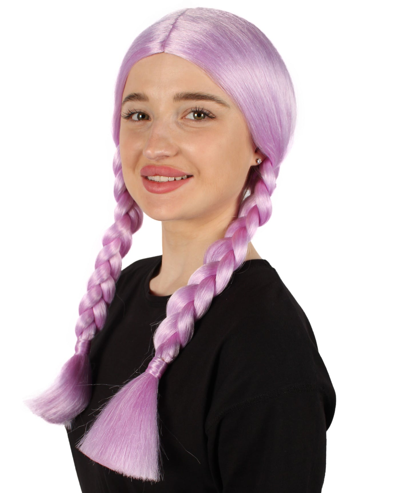 HPO Women's  Braided Gothic Wig | Multiple Color Collections TV Movie Wigs | Premium Breathable Capless Cap