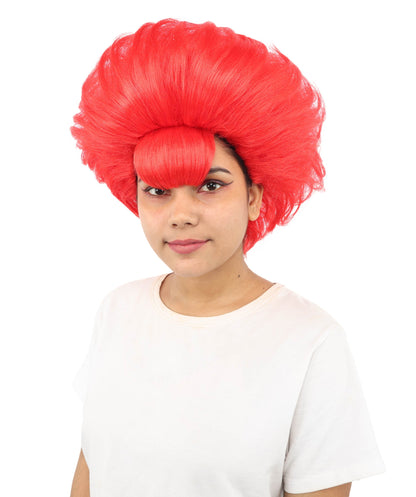 Women's Voluminous Retro Wig | Multiple Color Options, create of synthetic fiber, teased curly volume, breathable capless cap | Party, Halloween, theater, drag, performance, costume events