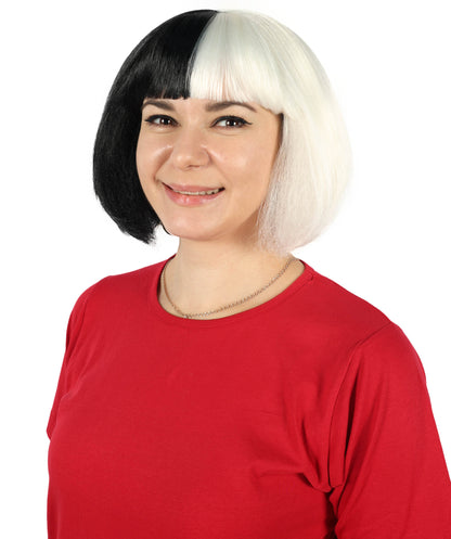 Celebrity Women's Casual Bob | Multiple color Bob Cosplay Halloween Wig | Premium Breathable Capless Cap