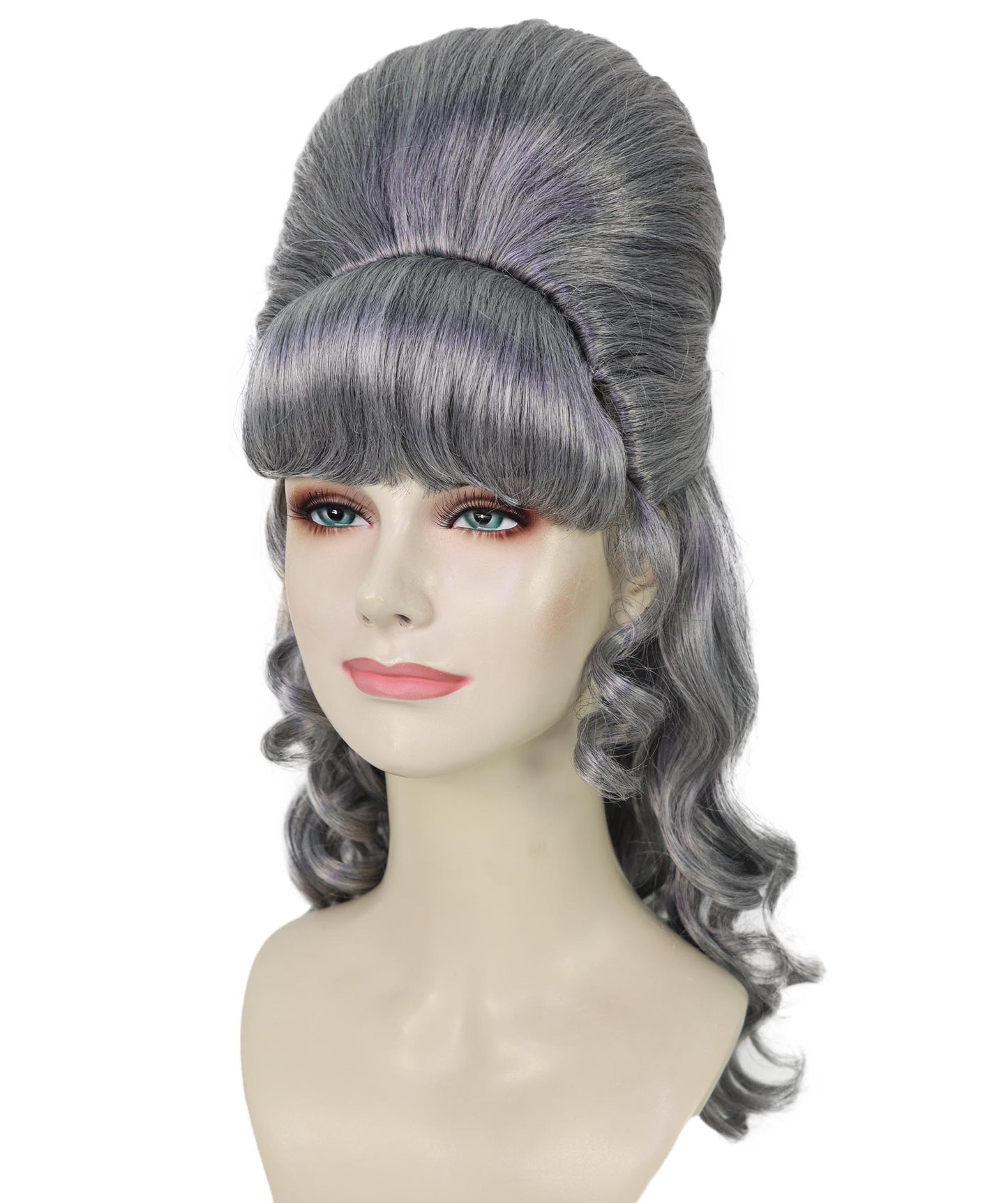 HPO Women's Class 60's Brown Half Updo Wig with Ponytail | Halloween  Wig | Flame-retardant Synthetic Fiber