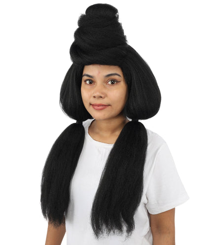 Women’s High Volume Extra Long Yarn Twisted Bun Wig – Multiple Color Options | Bubble Ponytails Hairpiece with Capless Cap | Statement Headpiece for Halloween, Cosplay, Theater and Drag Looks
