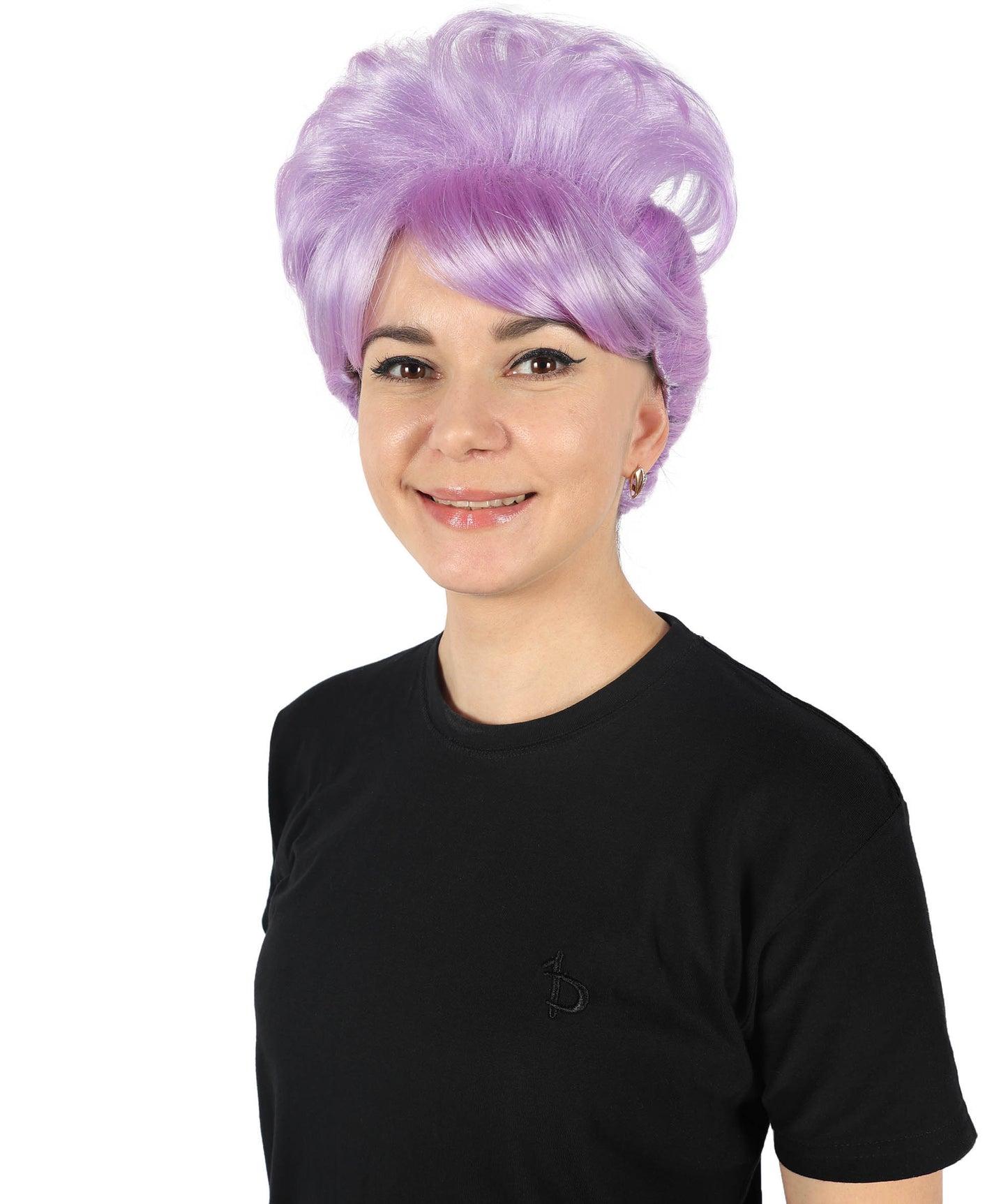 HPO Women's Bun Style 50s Housewife Multiple Wig | Halloween and Cosplay Wig | Flame-retardant Synthetic Fiber