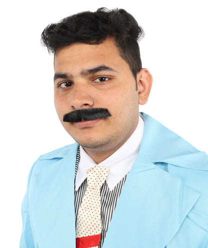 HPO Men's Synthetic Hair Mustache Fancy Facial Hair