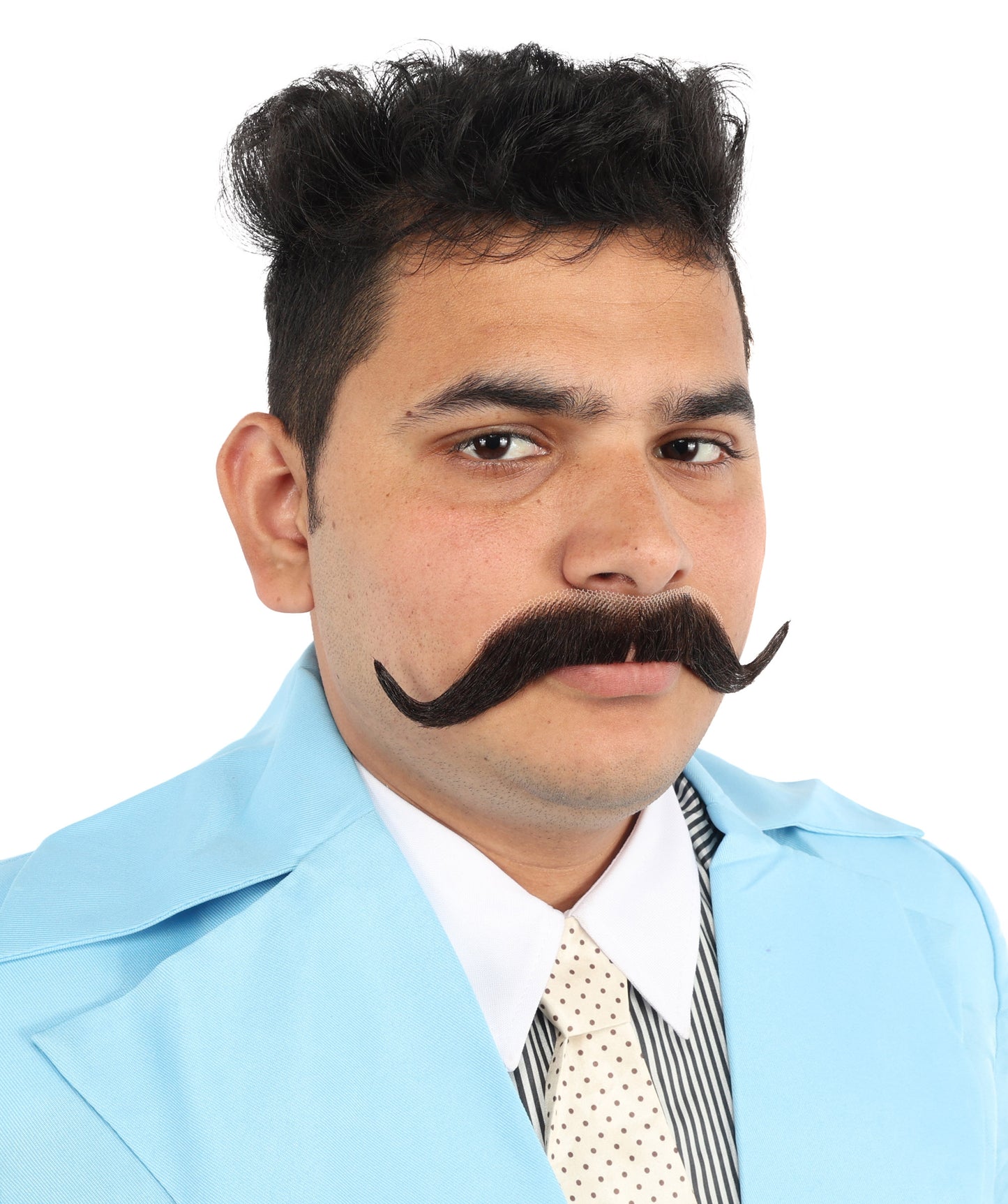 HPO Men's Watson Fake Human Facial Hair Mustache