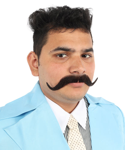 HPO Men's Watson Fake Human Facial Hair Mustache