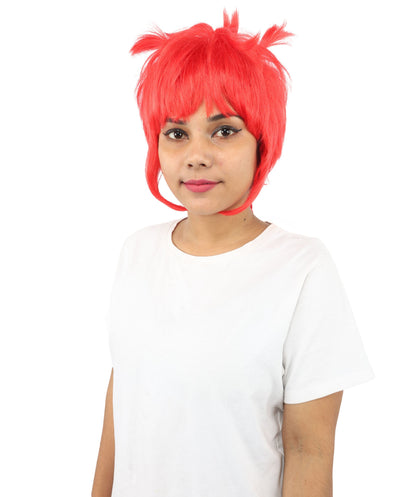 HPO Adult Women's Animal Ear Braided Wig | Multiple Color Options | Synthetic fiber, short bob with sculpted ears and long micro-braids, breathable base | Party, Halloween, theater, drag, performance, costume events
