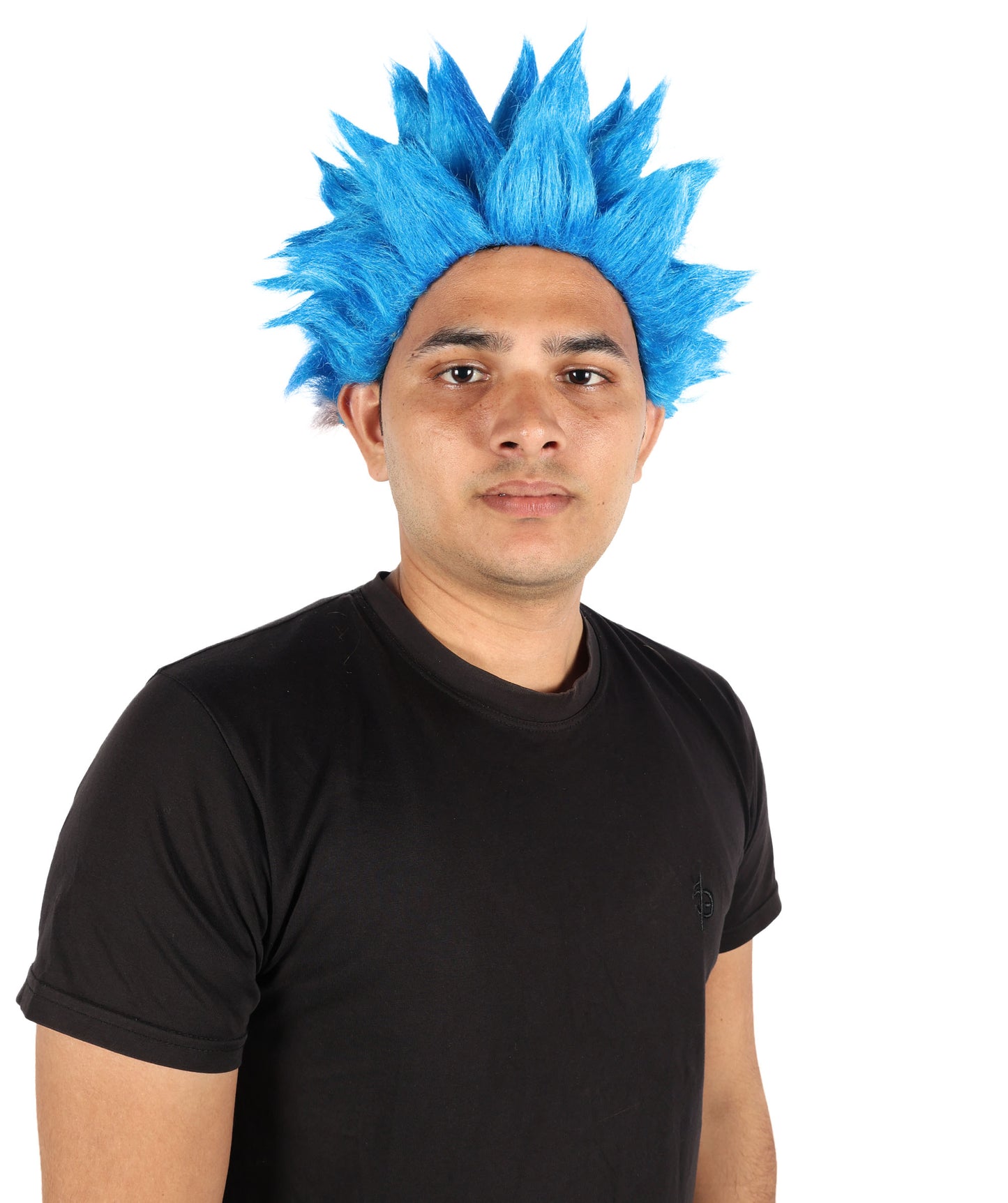 HPO Men’s Anime Young Ninja Nine Tail Yellow Blonde Spiky Wig