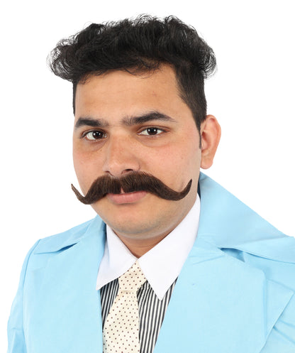 HPO Men's Watson Fake Human Facial Hair Mustache