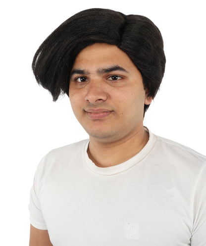 Black Side Swept Wig