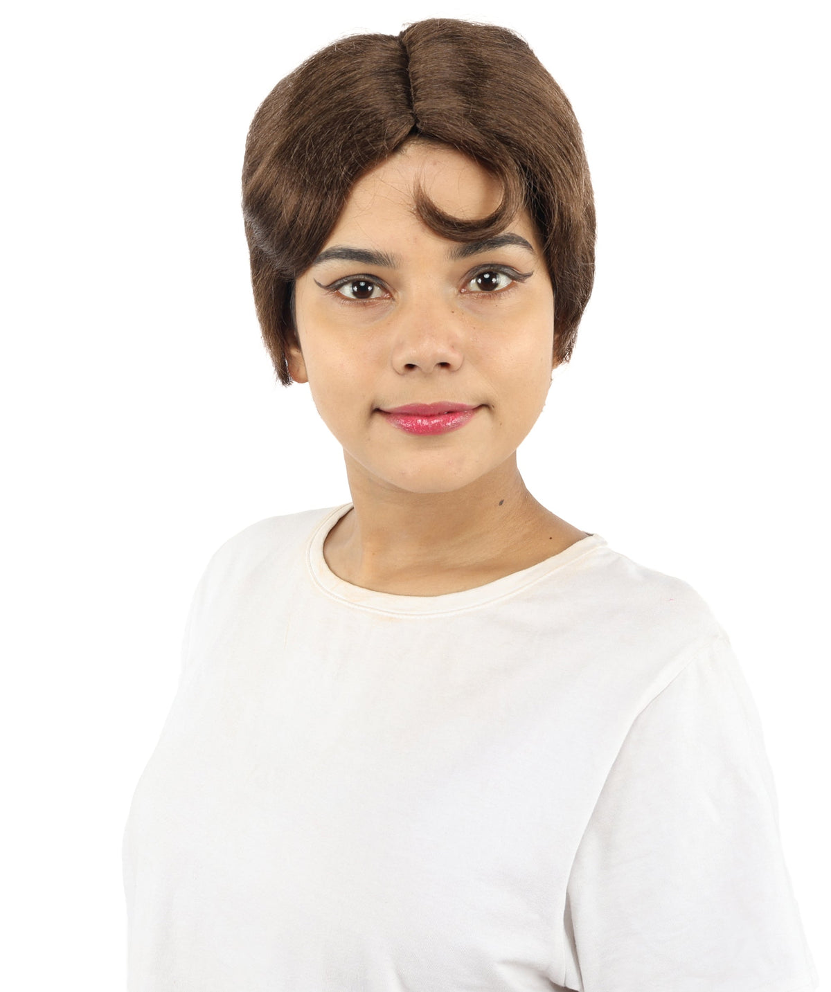 HPO Adult Women’s 10-Inch Short Wig | Multiple Color Options | Celebrity Hairpiece for Costume, Cosplay, and Themed Parties | Sleek and Modern Hairpiece for Versatile Looks
