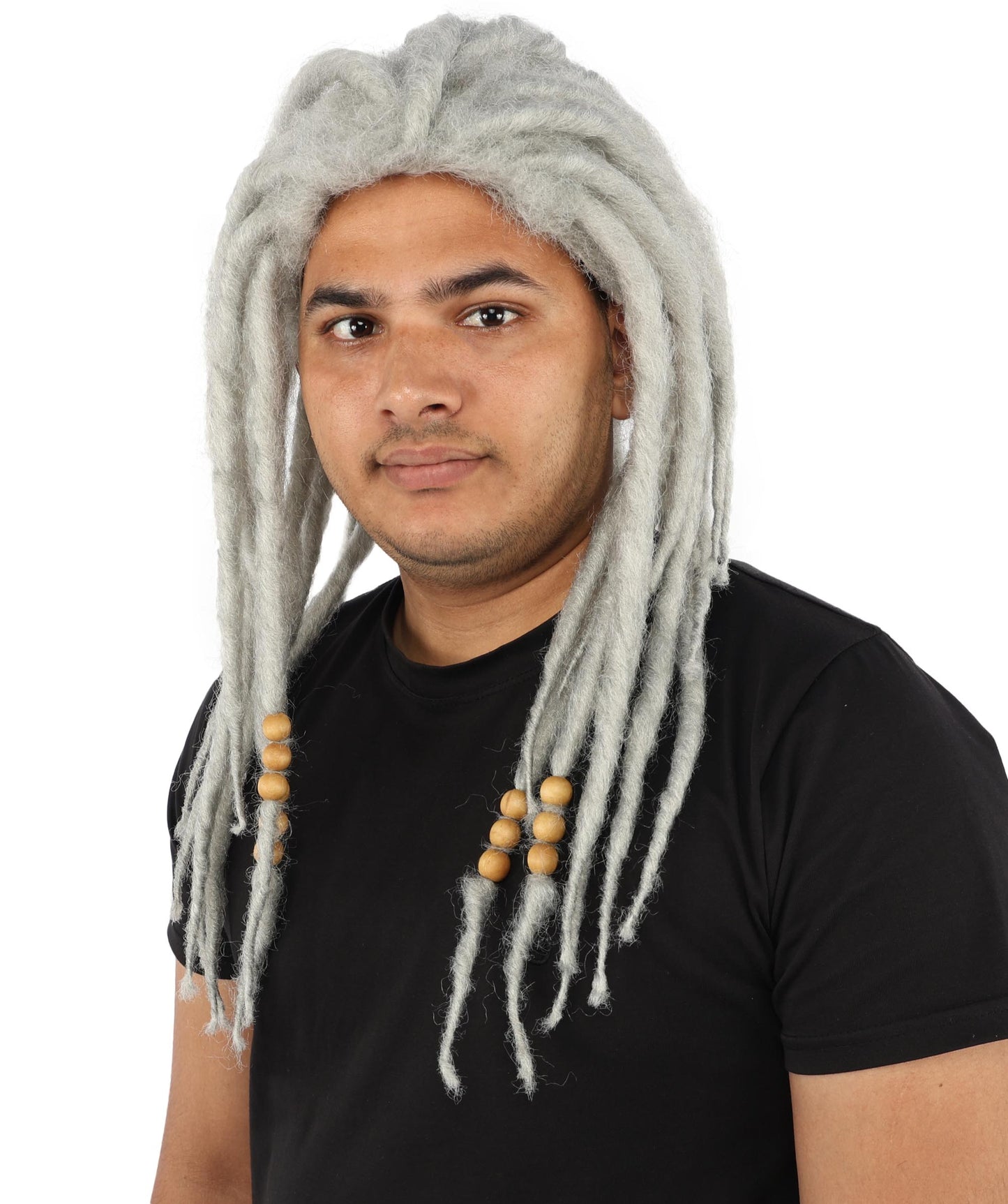 HPO Men’s Blonde Dreadlock Wig | Ideal for Cosplay, Halloween and Themed Parties | 22 Inch Realistic Texture, Adjustable Cap, and Comfortable Fit