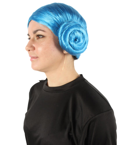 HPO Multiple Space Bun Wig – Sci-Fi Inspired Fancy Dress Costume Wig for Women – Galactic Hero Wig
