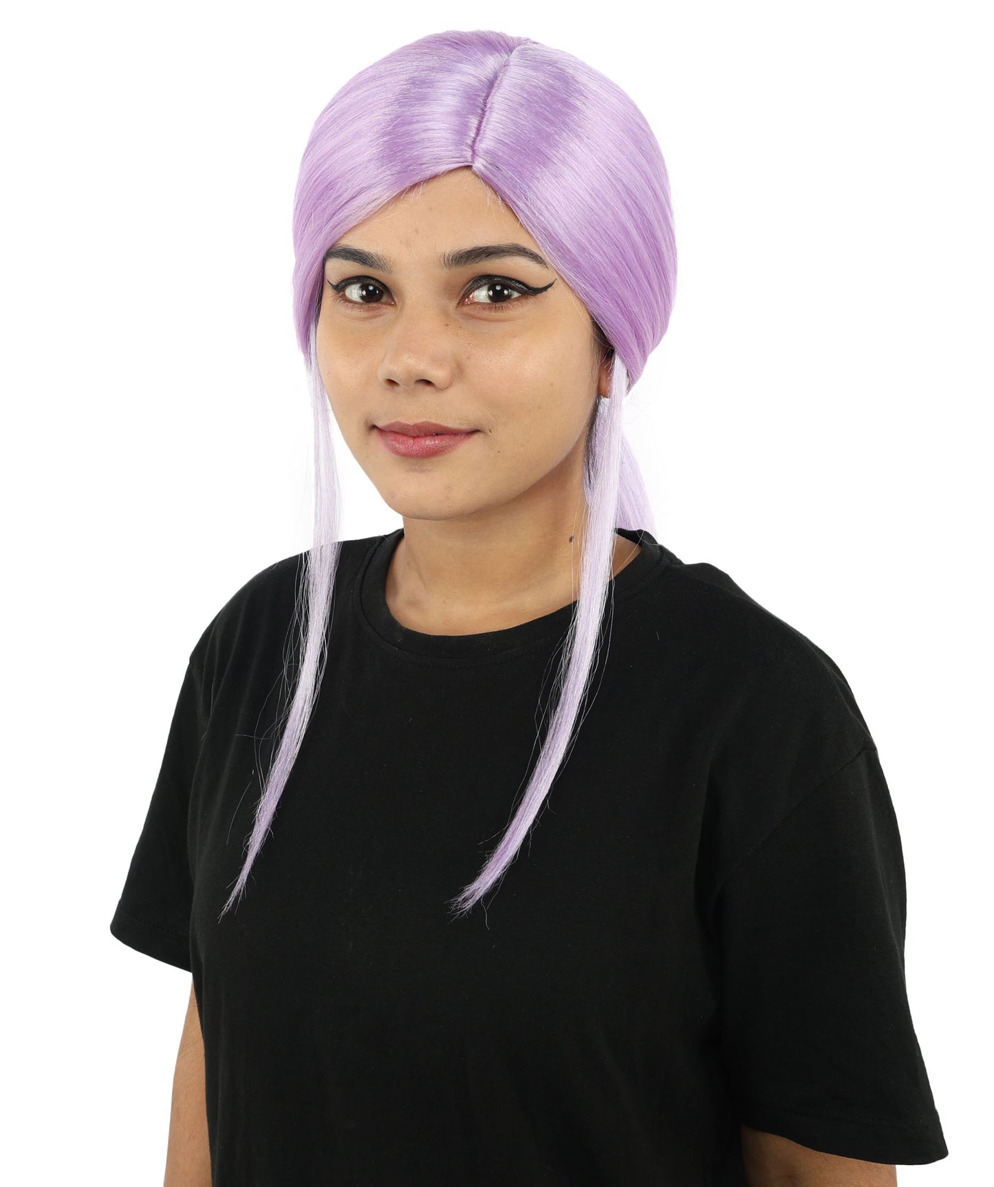 HPO Women’s Margo Gru-Inspired Long-Length Brown Wig | 17 Inch Hairpiece Halloween, Cosplay, and Themed Parties | Natural-Looking Synthetic hair with Capless Cap