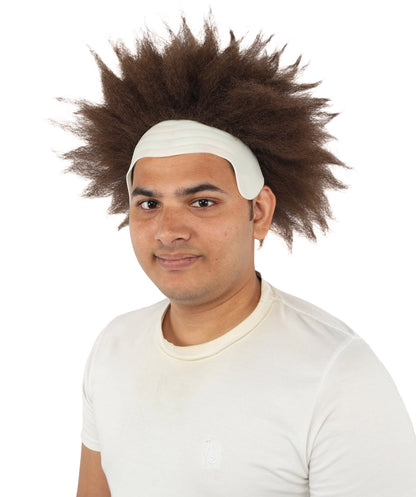 Men's Spiky Clown Theatrical Wig | Multicolor Options | Create of synthetic fiber, massive spiky volume, integrated forehead piece | Party, Halloween, theater, drag, performance, costume events