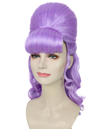 HPO Women's Class 60's Brown Half Updo Wig with Ponytail | Halloween  Wig | Flame-retardant Synthetic Fiber