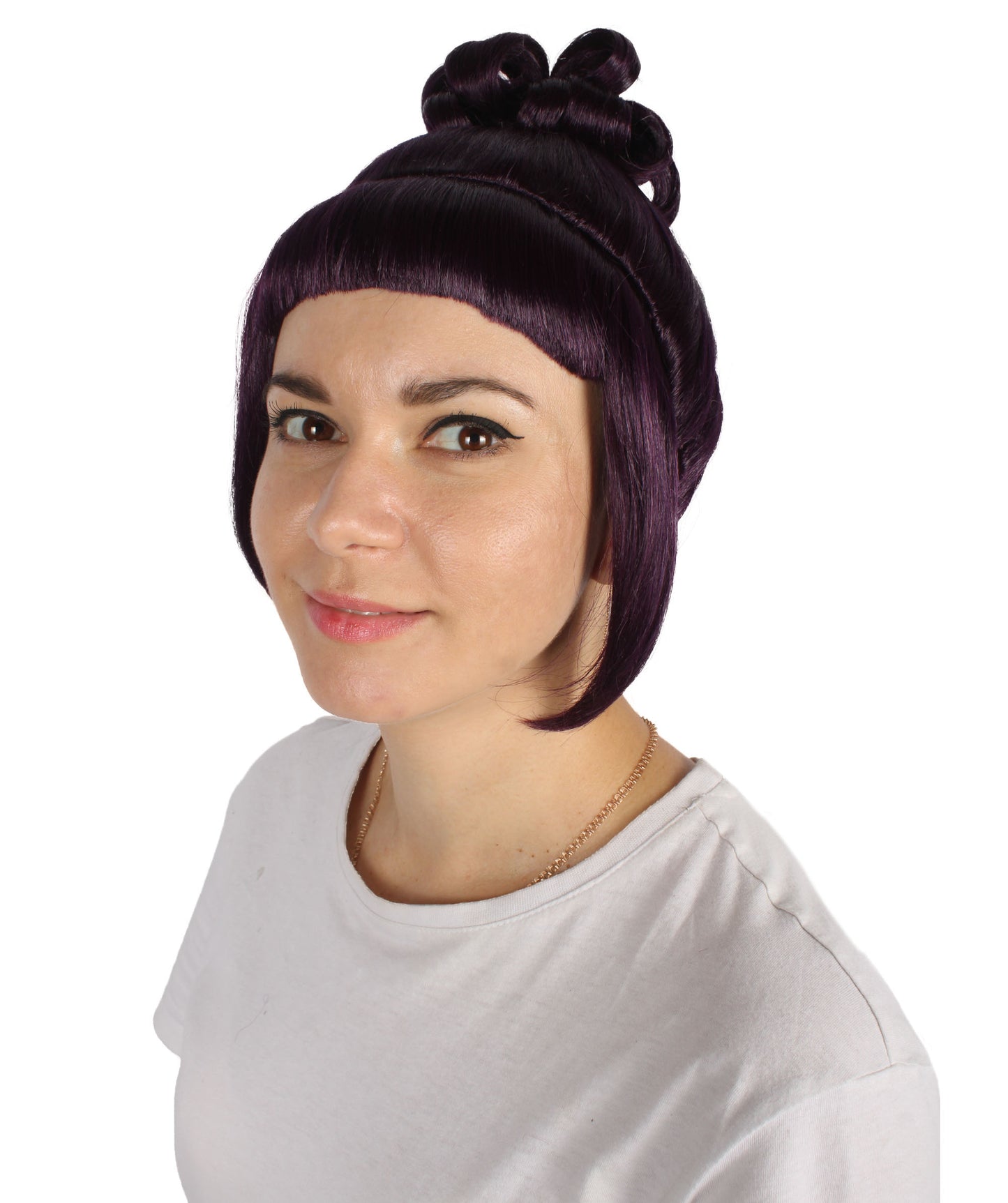 HPO  Women's Halloween Animated Lucy Updo Wig | Multiple Color Options